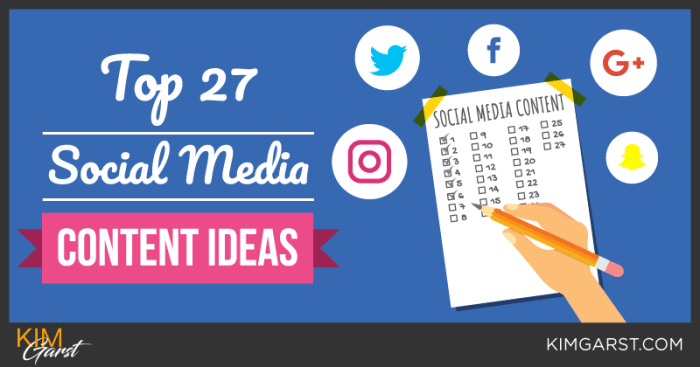 Social Media Content Ideas